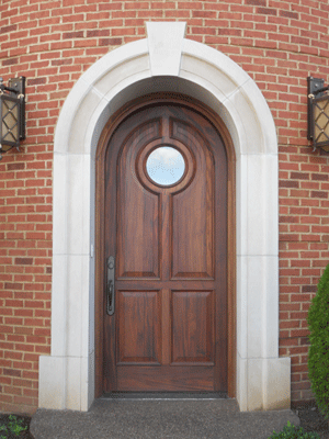 brown door