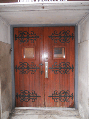 brown doors